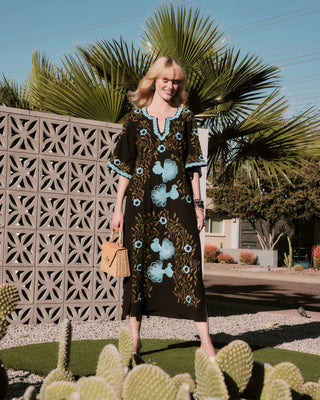 Frances Valentine Peacock Charming Caftan