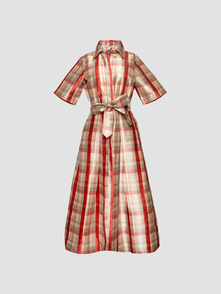 Frances Valentine Bella Maxi Dress FV Plaid Frances Valentine
