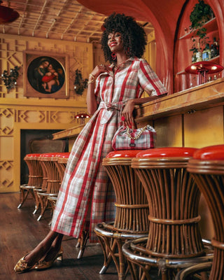 Frances Valentine Bella Maxi Dress FV Plaid Frances Valentine