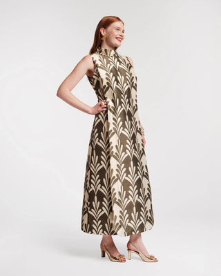 Frances Valentine Carlyle Maxi Dress Royal Palm
