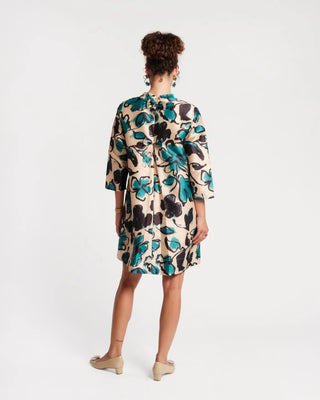 Frances Valentine Diplomat Mini Dress Abstract Meadow