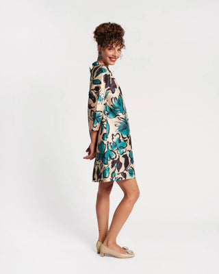 Frances Valentine Diplomat Mini Dress Abstract Meadow