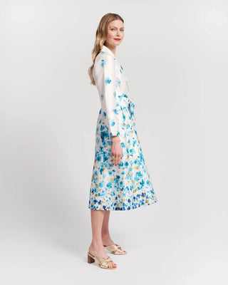 Frances Valentine Women's Dresses Frances Valentine Lucille Wrap Dress Pocket Full of Posies