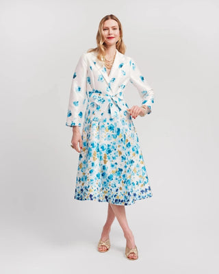 Frances Valentine Women's Dresses Frances Valentine Lucille Wrap Dress Pocket Full of Posies