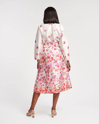 Frances Valentine Women's Dresses Frances Valentine Lucille Wrap Dress Pocket Full of Posies