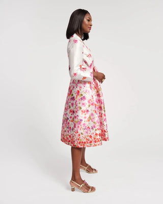 Frances Valentine Women's Dresses Frances Valentine Lucille Wrap Dress Pocket Full of Posies