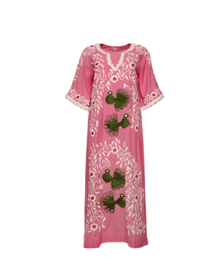 Frances Valentine Peacock Caftan - Planters Exchange