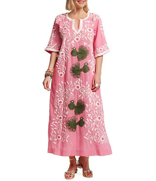 Frances Valentine Peacock Caftan