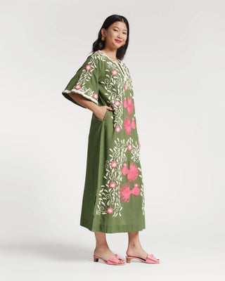 Frances Valentine Peacock Caftan