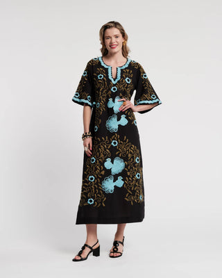 Frances Valentine Peacock Charming Caftan