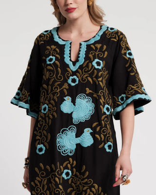 Frances Valentine Peacock Charming Caftan