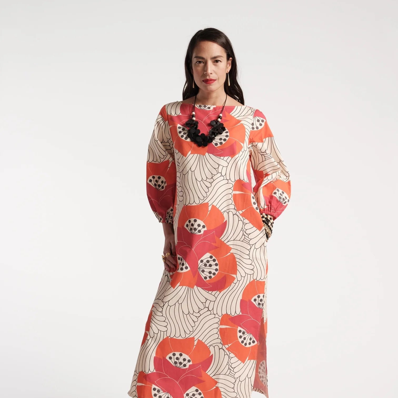 Frances Valentine Women's Dresses Japanese Poppy / S Frances Valentine Minnow Maxi
