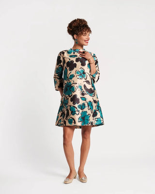 Frances Valentine Diplomat Mini Dress Abstract Meadow