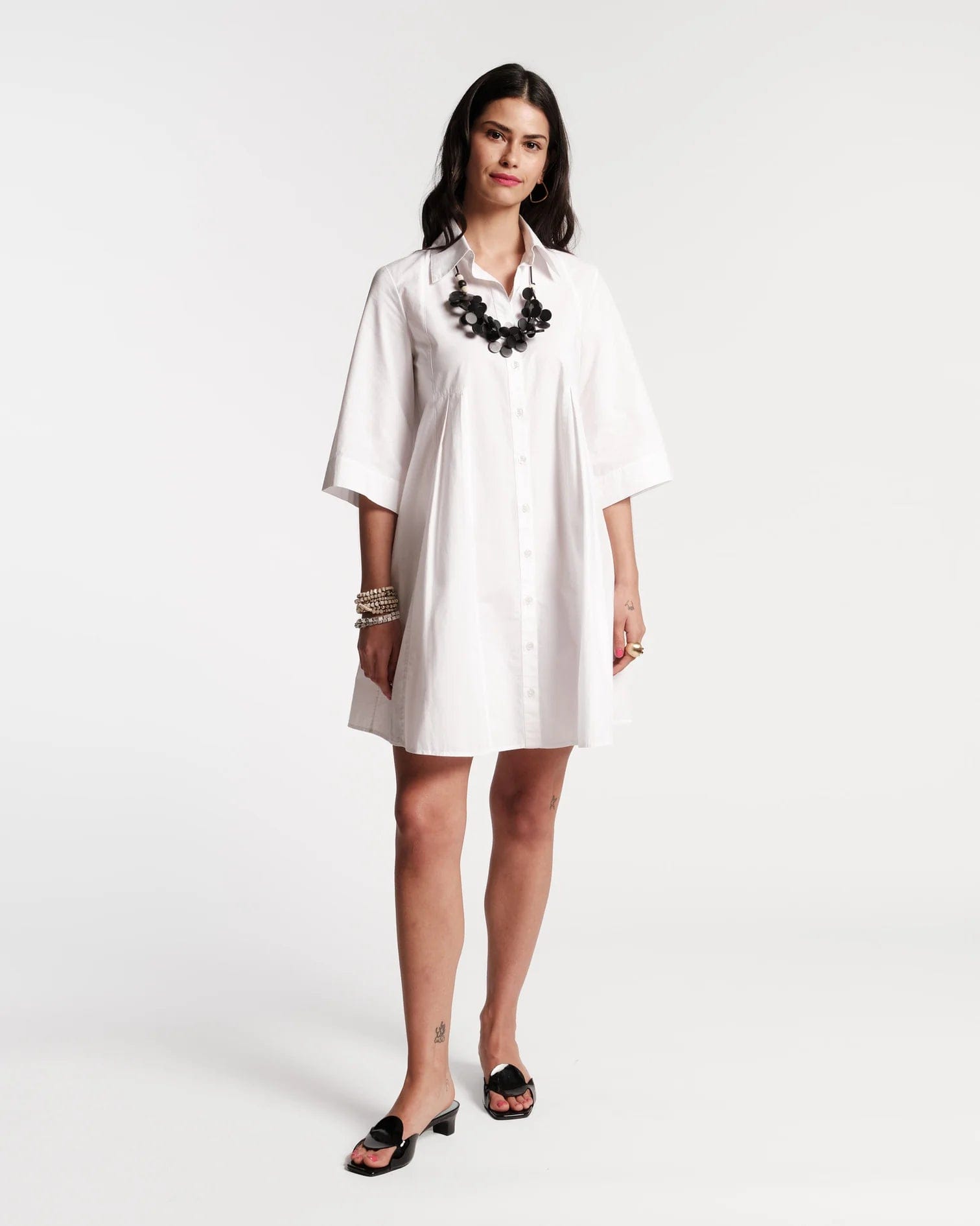 Frances Valentine Women's Dresses White / S Frances Valentine Isla Shirtdress