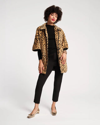 Frances Valentine Women's Jackets Cheetah Print / M Frances Valentine Nico Poncho