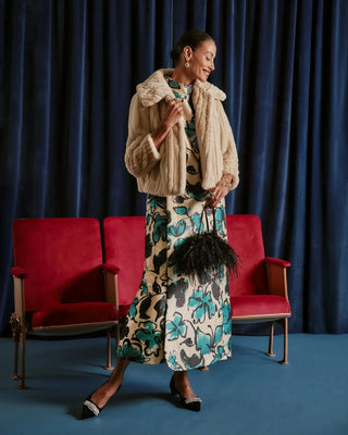 Frances Valentine Babe Jacket Faux Fur Natural