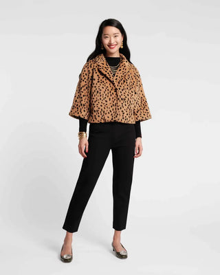 Frances Valentine Blaine Jacket Leopard Faux Fur