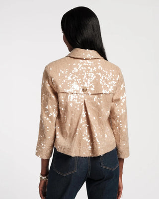 Frances Valentine Sequin Moto Jacket