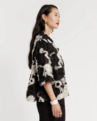 Frances Valentine Short Swing Jacket Whirling Daisy Frances Valentine