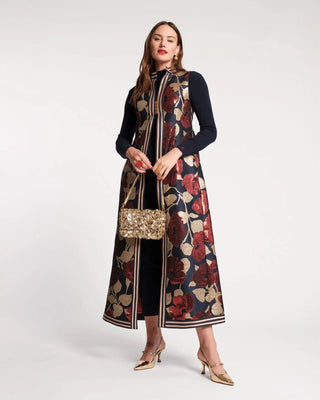 Frances Valentine Susie Jacket Floating Floral Jacquard