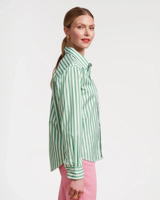 Frances Valentine Perfect Button Down Striped - Planters Exchange