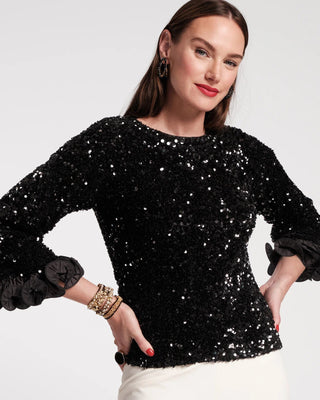 Frances Valentine Women's Shirts & Tops Frances Valentine Plaza Top Sequin