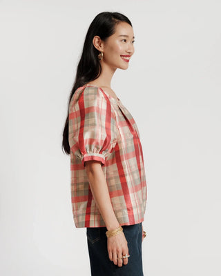 Frances Valentine Zonda Top FV Plaid Frances Valentine