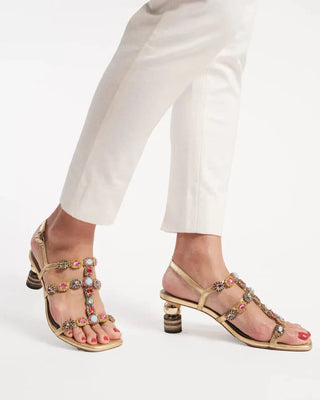 Frances Valentine Women's Shoes Frances Valentine Kiki Gem Nappa w/ Rhinestones