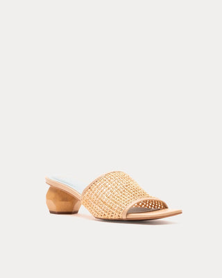 Frances Valentine Raffia Mesh Slide