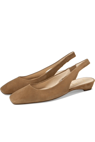 French Sole Women's Shoes Dark Camel / 6.5 French Sole Mischa Slingback Flat Shoes