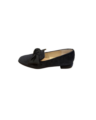 French Sole Women's Shoes French Sole Church Black Velvet Women's Shoe