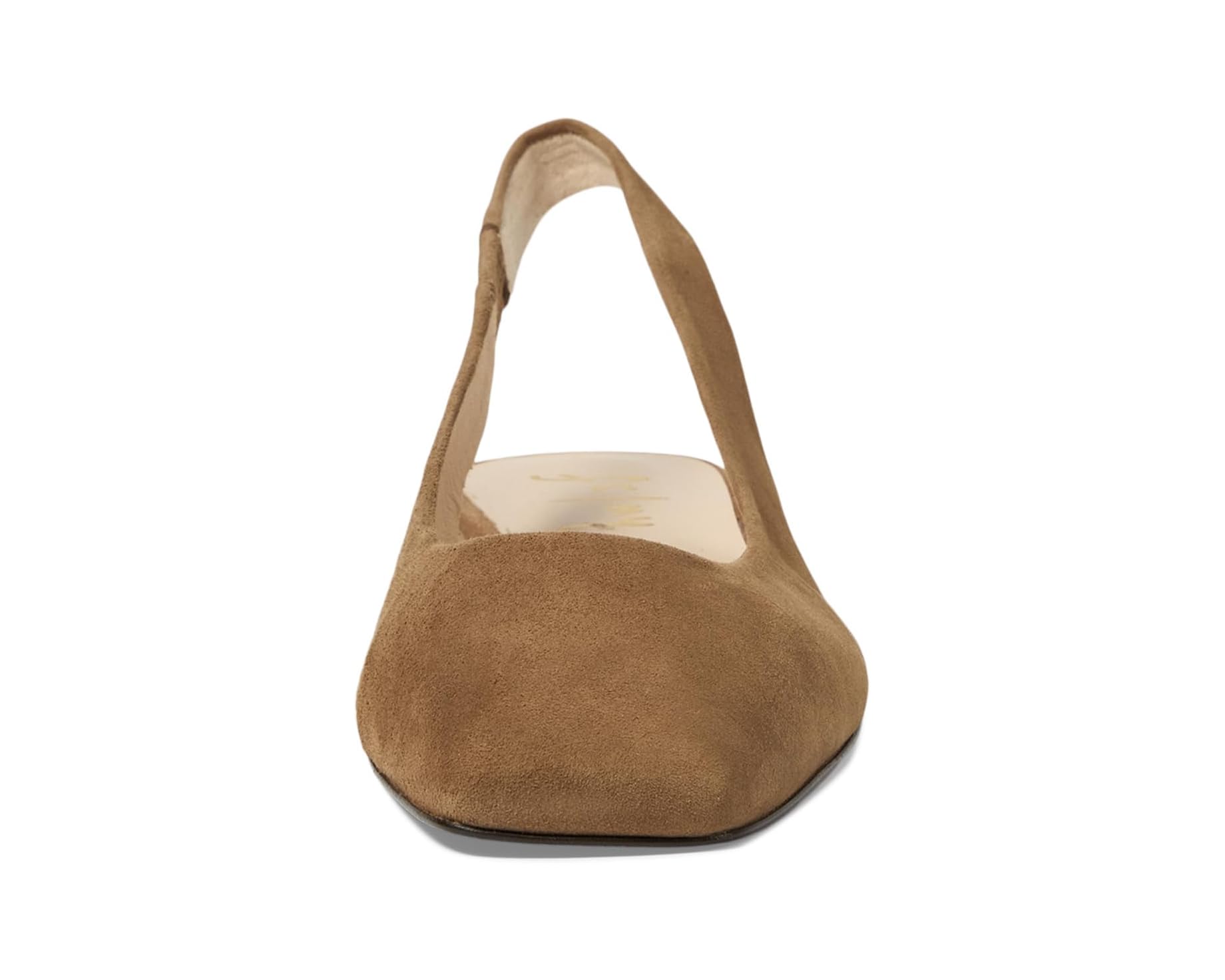 (取寄) フレンチ ソール レディース ミシャ French Sole women French Sole Mischa Dark Camel Suede French Sole Mischa Slingback Flat Shoes – Planters Exchange