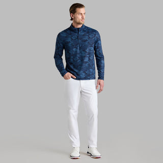 GFORE Brushed Back Tech Terry Quarter Zip Pullover