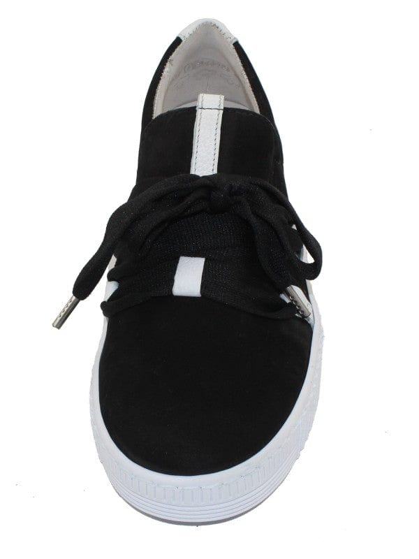 Gabor Women's Shoes Gabor Sneaker with Bow Black/White