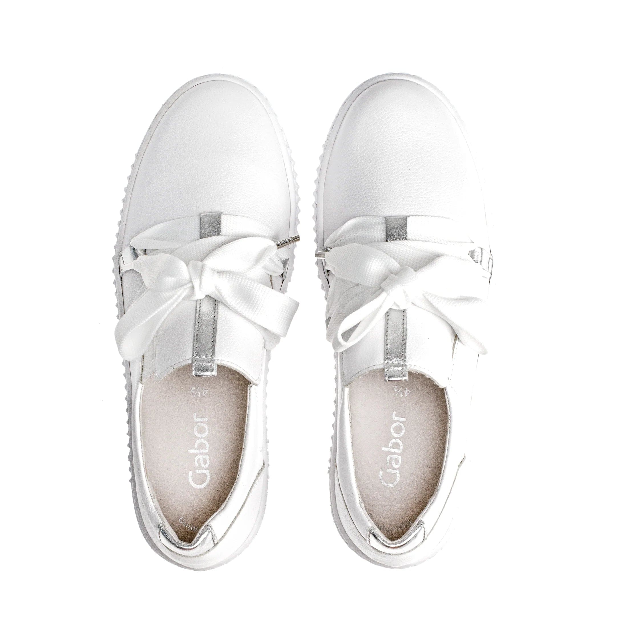 Gabor White Sneaker with Bow 03.333.21 US 6.5 UK 4