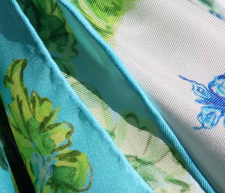 Grey Hall Designs Chinoiserie in the Jungle 100% Silk Scarf