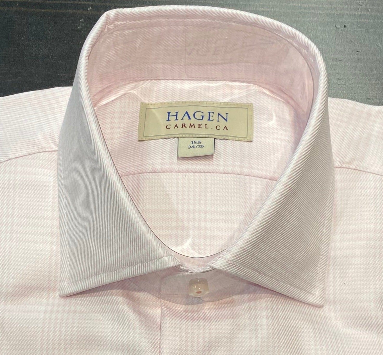 Hagen Carmel Men's Dress Shirts Hagen of Carmel Pink Dress Shirt