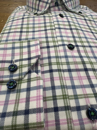 Hagen Green/Blue/Pink Tattersall Shirt