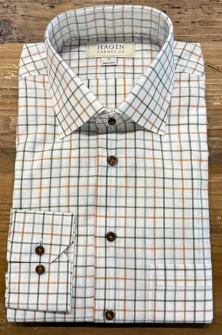 Hagen Multi Tattersall Long Sleeve Shirt