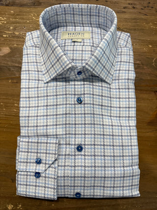 Hagen Sky Steep Twill Tattersall Shirt