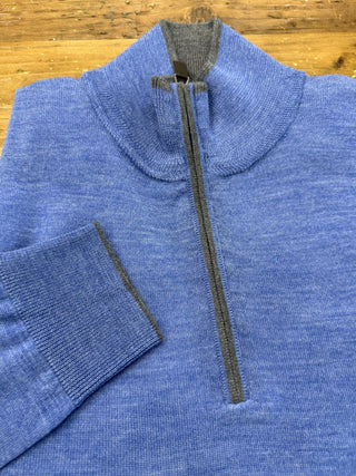 Hagen Carmel Merino Quarter Zip