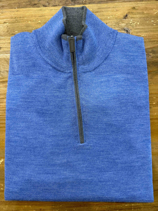 Hagen Carmel Merino Quarter Zip
