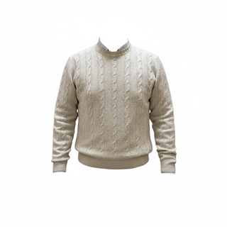 Hagen Tides Cable Crew Sweater