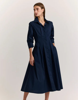 Hinson Wu Martina 3/4 Sleeve Dress