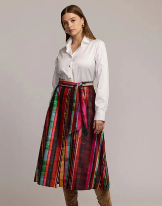 Hinson Wu Robin Textured Stripes Dress