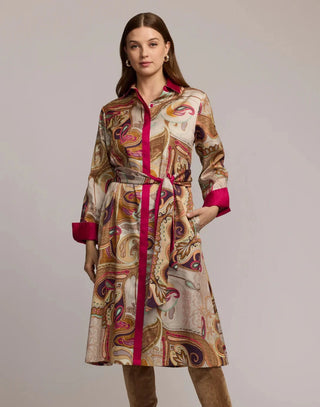 Hinson Wu Tamron Scarf Print Dress