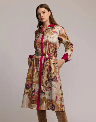 Hinson Wu Tamron Scarf Print Dress