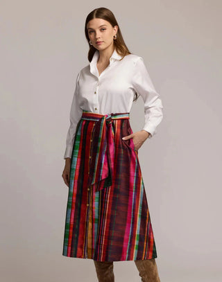 Hinson Wu Robin Textured Stripes Dress