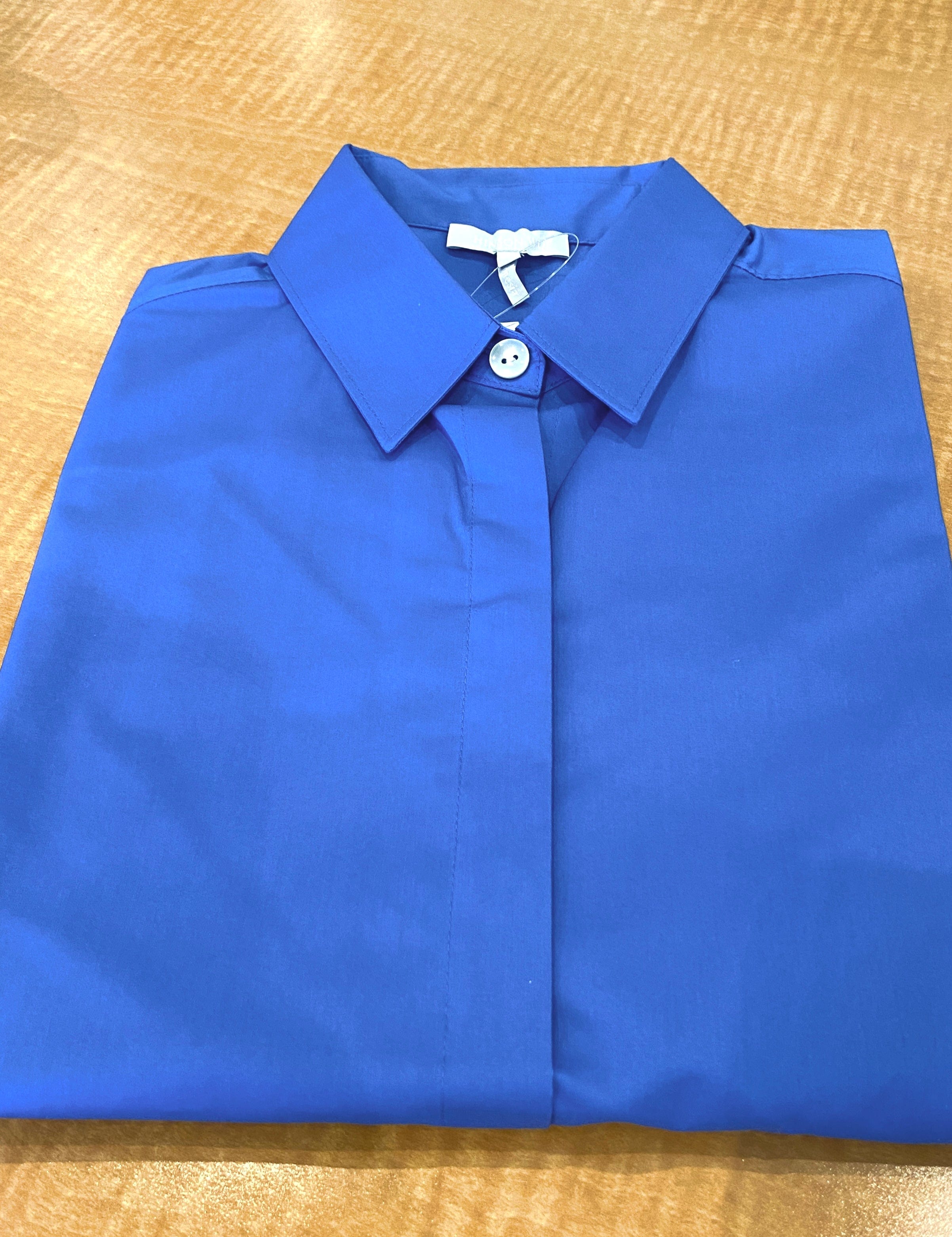 Hinson Wu Women's Shirts & Tops Marine Blue / Extra Small Hinson Wu Maxine Top 3/4 Sleeve