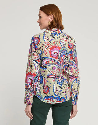 Hinson Wu Women's Shirts & Tops Hinson Wu Diane Long Sleeve Bohemia Paisley Print Shirt